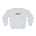 Love Conquers All Crewneck Sweatshirt — "Amor Vincit Omnia" Minimal Cotton Pullover